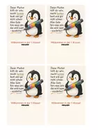 Vorschau - Mal- und Bastelvorlagen - Schulbeginn Geschenk Textmarker - Seite 1