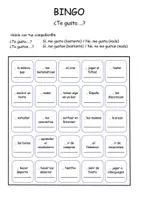Voorbeeld - Bingo - vind je het leuk? / Bingo - ¿Te gusta...? - Voorblad