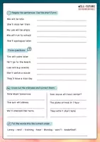 Vorschau - Arbeitsblätter - Will-Future - Worksheets w/ Mixed Exercises - Seite 2