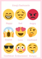 Vorschau - Merkblätter - Emoji Flashcards & Activities – Fun Emotional Learning for Kids - Seite 2