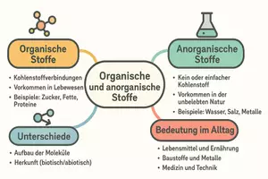Vorschau - Arbeitsblätter - Lernposter + AB mit Fragen zum Thema "Organische und anorganische Stoffe" + Lösungsblatt + Mindmap + Infografik - Seite 3