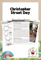Vorschau - Arbeitsblätter - Christopher Street Day - Deckblatt