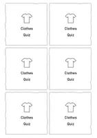 Vorschau - Spiele - Clothes Quiz: Vocabulary (English) - Seite 1