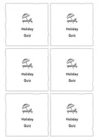Vorschau - Spiele - Holidays Quiz: Vocabulary (English) - Seite 1