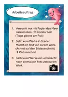 Vorschau - Fördermaterial/Inklusion - Meereslandschaft - Nur ein Stückpapier - In der Tiefsee - Seite 1