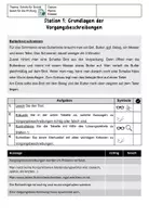 Vorschau - Stationenlernen - Stationenlernen Vorgangsbeschreibungen - Seite 3