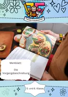 Vorschau - Fördermaterial/Inklusion - Die Vorgangsbeschreibung – Merkblatt mit Formulierungshilfen 📄💡 - Deckblatt