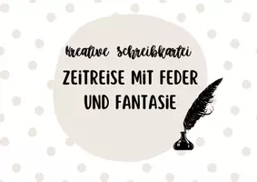 Vorschau - Stationenlernen - Kreative Schreibkartei: "Reise durch die Zeit". - Deckblatt