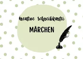 Vorschau - Stationenlernen - Schreibkartei Märchen - Deckblatt