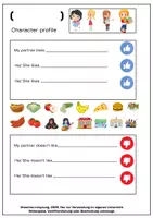 Vorschau - Arbeitsblätter - MaterialpaketMrs He, she, it (likes and dislikes) - Deckblatt