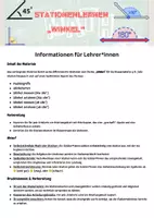 Vorschau - Arbeitsblätter - Winkel Stationentraining – Wiederholung 📐💯 (Klasse 5–7) - Seite 1
