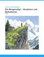 Vorschau - Unterrichtsreihen - Die Bergpredigt – Verstehen und Reflektieren (Unterrichtsmaterial ab Klasse 7) - Deckblatt