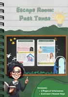 Vorschau - Arbeitsblätter - Escape Room Englisch: Past Tense – Vergangenheit - Deckblatt