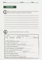 Vorschau - Arbeitsblätter - Describing Strengths and Motivation: Letter of applications - Seite 3