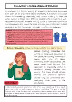 Vorschau - Arbeitsblätter - Writing Pro / Con Arguments For and Against - Seite 1