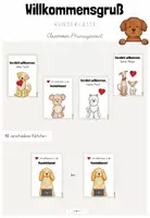 Vorschau - Anderer Materialtyp - Classroom-Management: Willkommensgruß zur Einschulung deiner Hundeklasse - Deckblatt