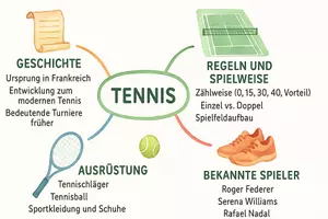 Vorschau - Arbeitsblätter - Lernposter + Arbeitsblätter zum Thema "Tennis" + Lösung & MP3 + Mindmap + Infografik - Seite 3