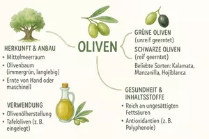 Vorschau - Arbeitsblätter - Lernposter + Arbeitsblätter zum Thema "Oliven" + Lösung & Fragen & MP3 + Mindmap + Infografik - Seite 3