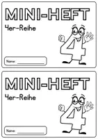 Vorschau - Arbeitsblätter - MINIHEFT: Multiplikation mit 4 (Mathe Klasse 2) - Seite 2