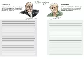 Vorschau - Arbeitsblätter - Arbeitsblätter "Der zerbrochne Krug" Figurendarstellungen - Seite 3