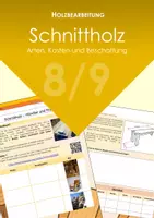 Vorschau - Stundenentwürfe - Schnittholz - Arten, Kosten und Beschaffung - Deckblatt