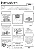 Vorschau - Arbeitsblätter - Maschinenelemente - Arbeitsblatt / Merkblatt - Seite 1