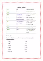 Προεπισκόπηση - Φύλλα εργασίας - Possessive Adjectives-Possessive Pronouns - Εξώφυλλο