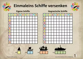 Vorschau - Unterrichtsreihen - Einmaleins Schiffe versenken - (auch Homeschooling) - Seite 2