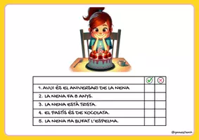 Vista previa - Refuerzo / NEE / Materiales de apoyo - Targetes de Comprensió Lectora - página 3