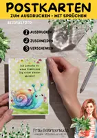 Vorschau - Mal- und Bastelvorlagen - Postkarten zum Ausdrucken – Klassen 1 bis 6 - Seite 2