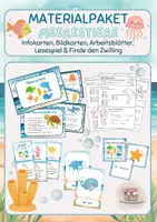 Vorschau - Spiele - Materialpaket - Meerestiere (Infokarten, Arbeitsblätter, ....) - Deckblatt