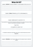 Vorschau - Arbeitsblätter - KI im Deutschunterricht - Seite 1
