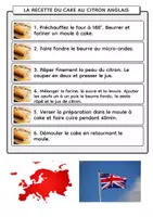 Aperçu - Feuilles d'exercices - recettes de cuisine sur le thème de l'Europe - Page 2
