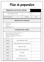 Aperçu - Préparation de séance / Séance complète - séquence-entière-course-de-vitesse cycle 2 - Page de couverture