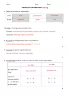 Vorschau - Arbeitsblätter - Klassenarbeit Mechanik Kraftwandler schiefe Ebene Hebel Flaschenzug mit Lösungen - Seite 2