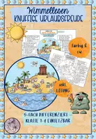 Vorschau - Arbeitsblätter - WIMMELLESEN Urlaubsfreude 5-fach differenziert Klasse 1-4 - Deckblatt