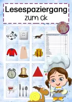 Vorschau - Arbeitsblätter - Lesespaziergang ck - Deckblatt