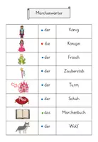 Vorschau - Arbeitsblätter - Wortschatzheft Märchen DAZ / DAF - Seite 3
