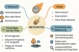 Vorschau - Arbeitsblätter - Lernposter + Arbeitsblätter zum Thema "Sind Meteoriten für uns auf der Erde gefährlich?" + Lösung & MP3 + Mindmap + Infografik - Seite 3