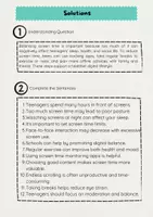 Vorschau - Arbeitsblätter - Teen Screen Time: Digital Health and Habits - Seite 3