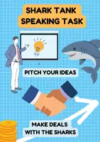 Vorschau - Arbeitsblätter - Shark Tank Speaking Task (presentation) - Deckblatt