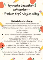 Vorschau - Stundenentwürfe - Materialpaket Psychische Gesundheit & Achtsamkeit - Seite 1