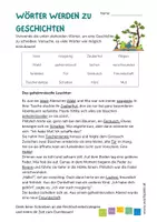 Vorschau - Arbeitsblätter - Wörter werden zu Geschichten - kreatives Schreiben - Seite 2