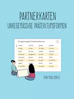 Vorschau - Spiele - Partnerkarten_Präteritumsformen unregelmässig_Titelbild - Deckblatt