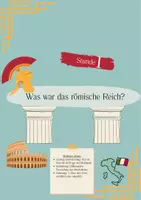 Vorschau - Stundenentwürfe - Die Entstehung Roms - Einstieg in das römische Reich - Deckblatt