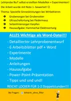 Vorschau - Stundenentwürfe - Spezielle Sinnesleistungen bei Wirbeltieren__6. Klasse_NuT - Deckblatt