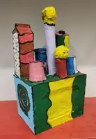 Vorschau - Anderer Materialtyp - Friedensreich Hundertwasser - Dein Hundertwasserhaus aus Recyclingprodukten - Seite 3