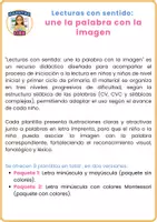 Vista previa - Hojas de trabajo - lee y asocia con la imagen - lectura con sentido - página 2