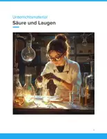 Vorschau - Unterrichtsreihen - Säuren und Laugen im Alltag – Chemie verstehen und anwenden (Klasse 7–10) - Deckblatt