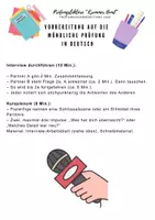 Vorschau - Arbeitsblätter - Vorbereitung mündliche Prüfung Deutsch Abschlussprüfung - Seite 2